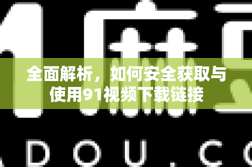 全面解析，如何安全获取与使用91视频下载链接